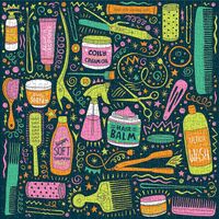 Galison I Love My Hair Tools - puzzle image