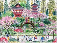 Galison Japanese Tea Garden - puzzle image