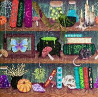 Galison Spooky Shelf - obrázek puzzlí