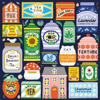 Galison Spot of Tea - puzzle image