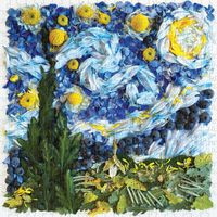 Galison Starry Night Petals - obrázek puzzlí