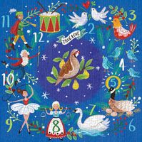 Galison Twelve Days Wreath - obrázek puzzlí