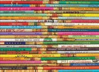 Galison Vintage Pencils - puzzle image