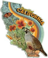 Galison Wendy Gold California - puzzle image