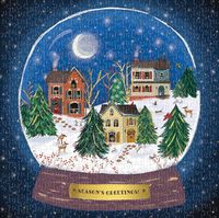Galison Winter Snow Globe - obrázek puzzlí