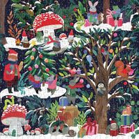 Galison Yuletide Forest - puzzle image