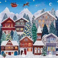 Galison Yuletide Village - obrázek puzzlí