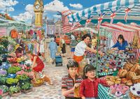 Gibsons A Trip to the Shops - The Market - puzzle image