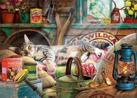 Gibsons Snoozing in the Shed - obrázek puzzlí
