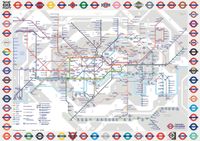 Gibsons TFL London Tube Map - puzzle image