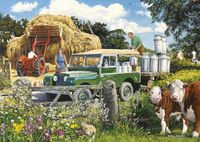 Gibsons The Farmer's Round: Collecting the Churns - obrázek puzzlí