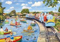 Gibsons Wish You Were Here - Boating Lake - puzzle image
