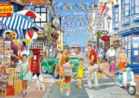 Gibsons Wish You Were Here - Seaside High Street - puzzle image