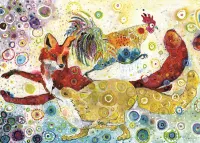 Grafika Leaping Fox's - obrázek puzzlí