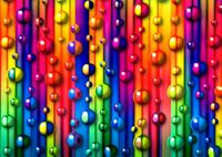 Grafika Multicolored Bubbles - puzzle image