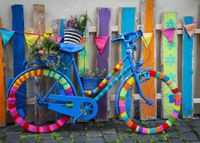 Grafika My Beautiful Colorful Bike - obrázek puzzlí