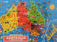 Grovely Australia Map - puzzle image