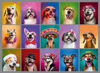 Grow Cães Estilosos - puzzle image