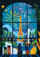 Hachette Puzzle Sous le Ciel de Paris - obrázek puzzlí