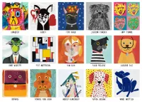Happily Art Dogs - obrázek puzzlí