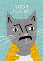 Happily Freddie Purrcury - obrázek puzzlí