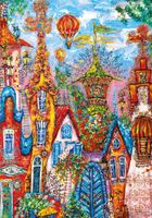 Heye Charming Village: Blue Gate - puzzle image