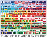 Hinkler Flags of the World by Colour - puzzle image