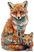 Innovakids Fox - obrázek puzzlí