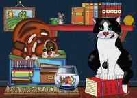 JaCaRou Cat Love - obrázek puzzlí