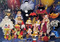 JR Puzzles Mardi Gras, Figurines - obrázek puzzlí