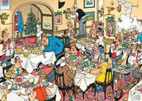 Jumbo Jan van Haasteren: A Dining Disaster - obrázek puzzlí