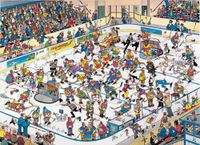 Jumbo Jan van Haasteren: Ice Hockey - obrázek puzzlí