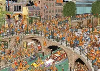 Jumbo Jan van Haasteren: King's Day - obrázek puzzlí