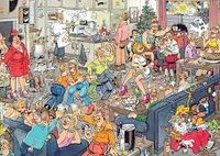 Jumbo Jan van Haasteren: New Year Party - obrázek puzzlí