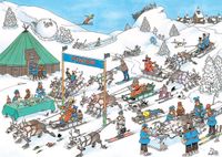Jumbo Jan van Haasteren: Reindeer Race - obrázek puzzlí