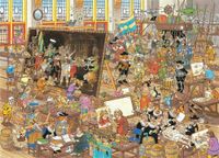 Jumbo Jan van Haasteren: Rembrandt's Studio - obrázek puzzlí