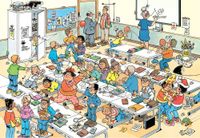 Jumbo Jan van Haasteren: The Classroom - puzzle image