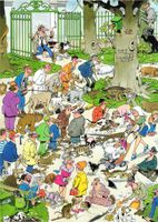 Jumbo Jan van Haasteren: The Pee Tree - obrázek puzzlí