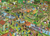 Jumbo Jan van Haasteren: The Vegetable Garden - obrázek puzzlí
