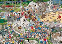 Jumbo Jan van Haasteren: The Zoo - obrázek puzzlí