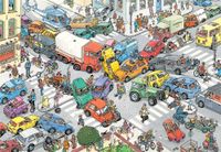 Jumbo Jan van Haasteren: Traffic Chaos - puzzle image
