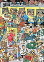 Jumbo Jan van Haasteren: Platform Pandemonium - puzzle image