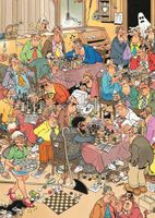 Jumbo Jan van Haasteren: The Chess Club - puzzle image