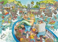 Jumbo Wasgij: Catch of the day - obrázek puzzlí