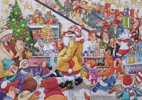 Jumbo Wasgij Christmas 10: The Mystery Shopper - obrázek puzzlí