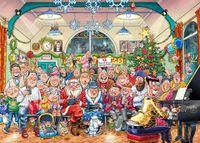 Jumbo Wasgij Christmas 16: The Christmas Show! - obrázek puzzlí