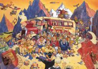 Jumbo Wasgij Original 5: Late Booking! - puzzle image