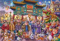 Jumbo Wasgij Original Puzzle 39: Chinese New Year! - obrázek puzzlí
