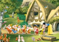 King Disney Princess, Snow White and the 7 Dwarfs - puzzle image