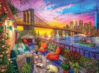 RoseArt Kodak: Manhattan Balcony Sunset - obrázek puzzlí